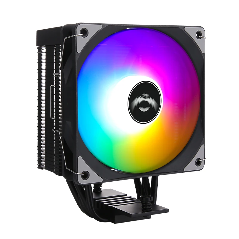 QiuzAim RGB 120-мм вентилятор, 4 тепловых трубки, кулер, процессор x79 x99 AM4 AM5, совместимый с LGA2066 2011 Intel115x 1200 1700 18xx i5 i7 i9