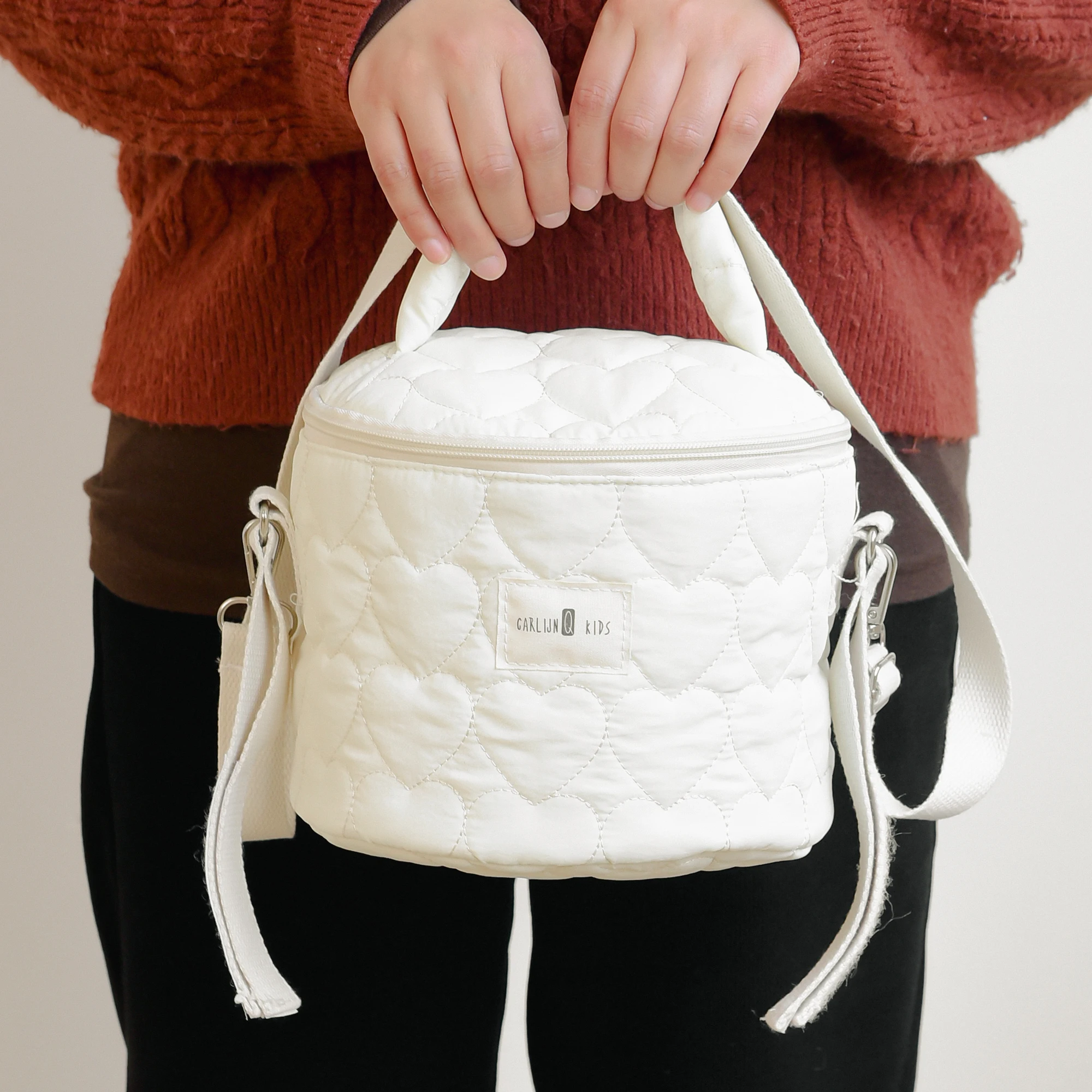 

Stroller Storage Bag Cylindrical Convenient Mommy Multifunctional Outing Handbag