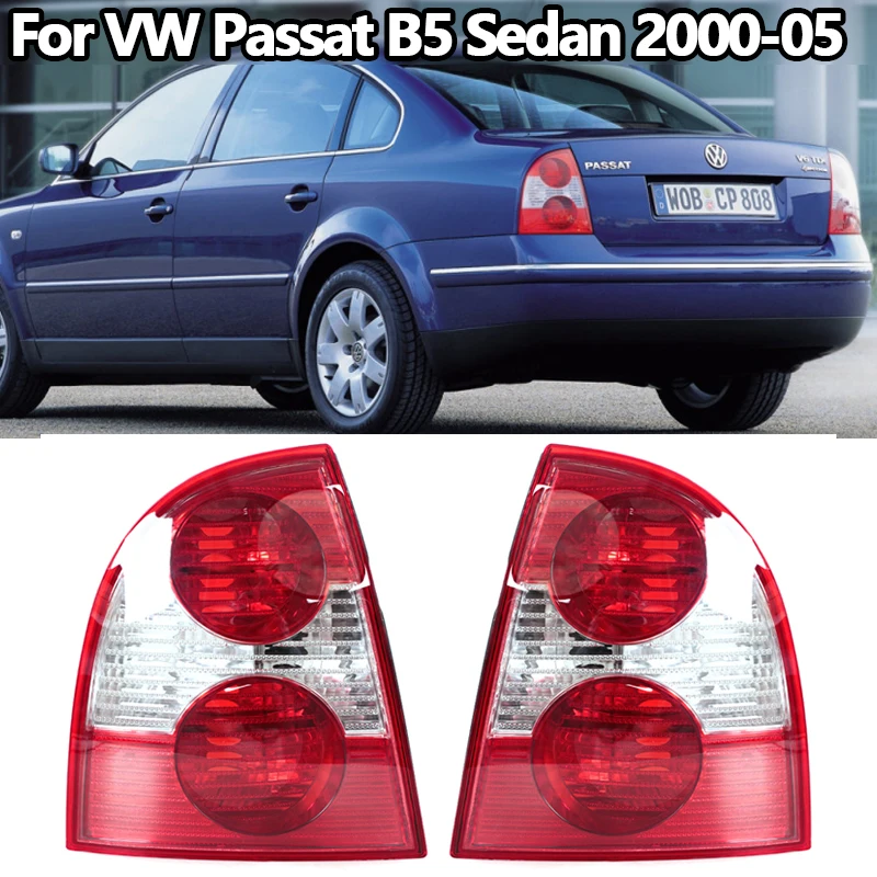 

3B5945095AE 3B5945096AE Rear Bumper Tail Light Shell Car Accessories For Volkswagen VW Passat B5 Sedan 2000-2005 Without Bulbs