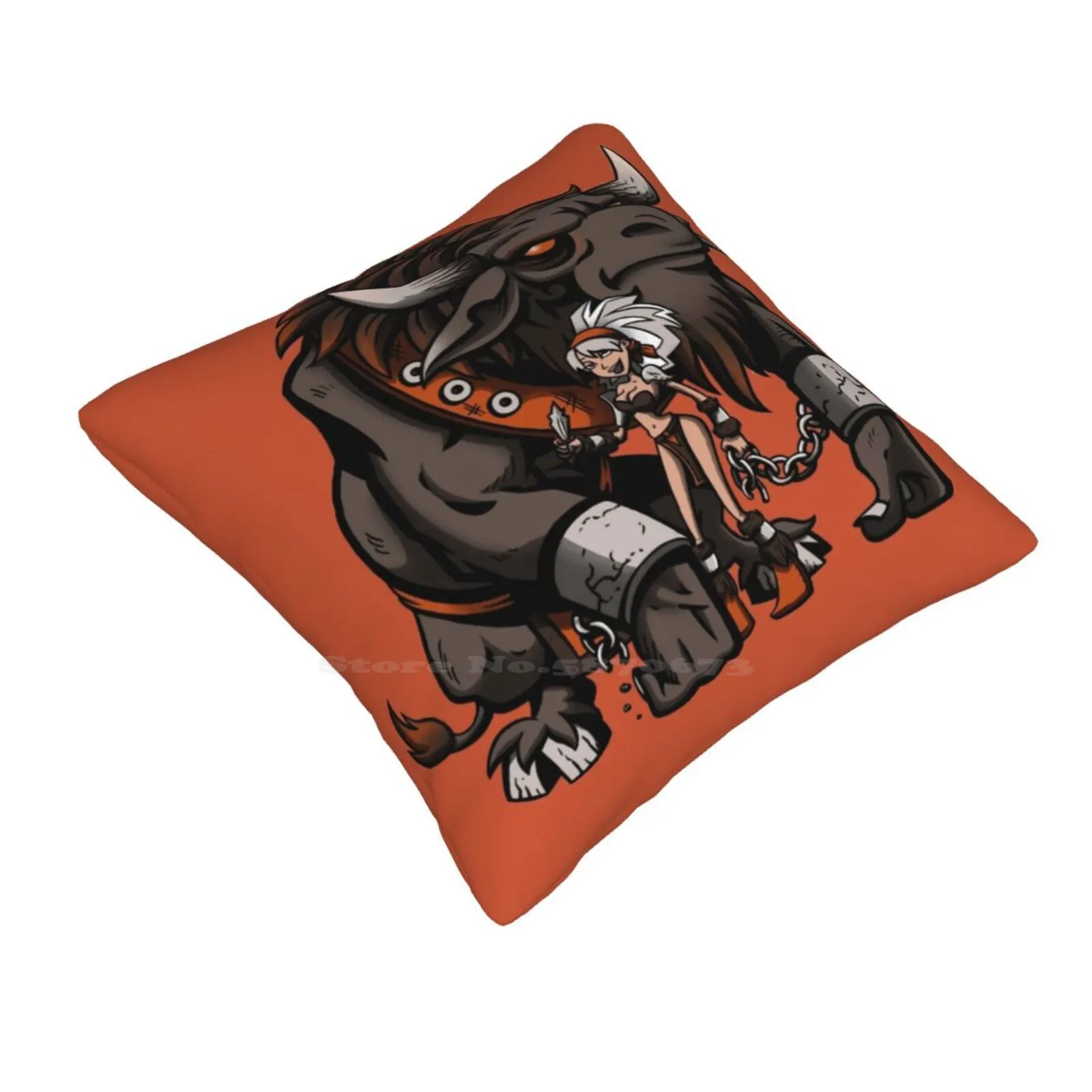 Minotaur Soft Comfortable Pillowcase Hot Chick Monster Minotaur Sexy