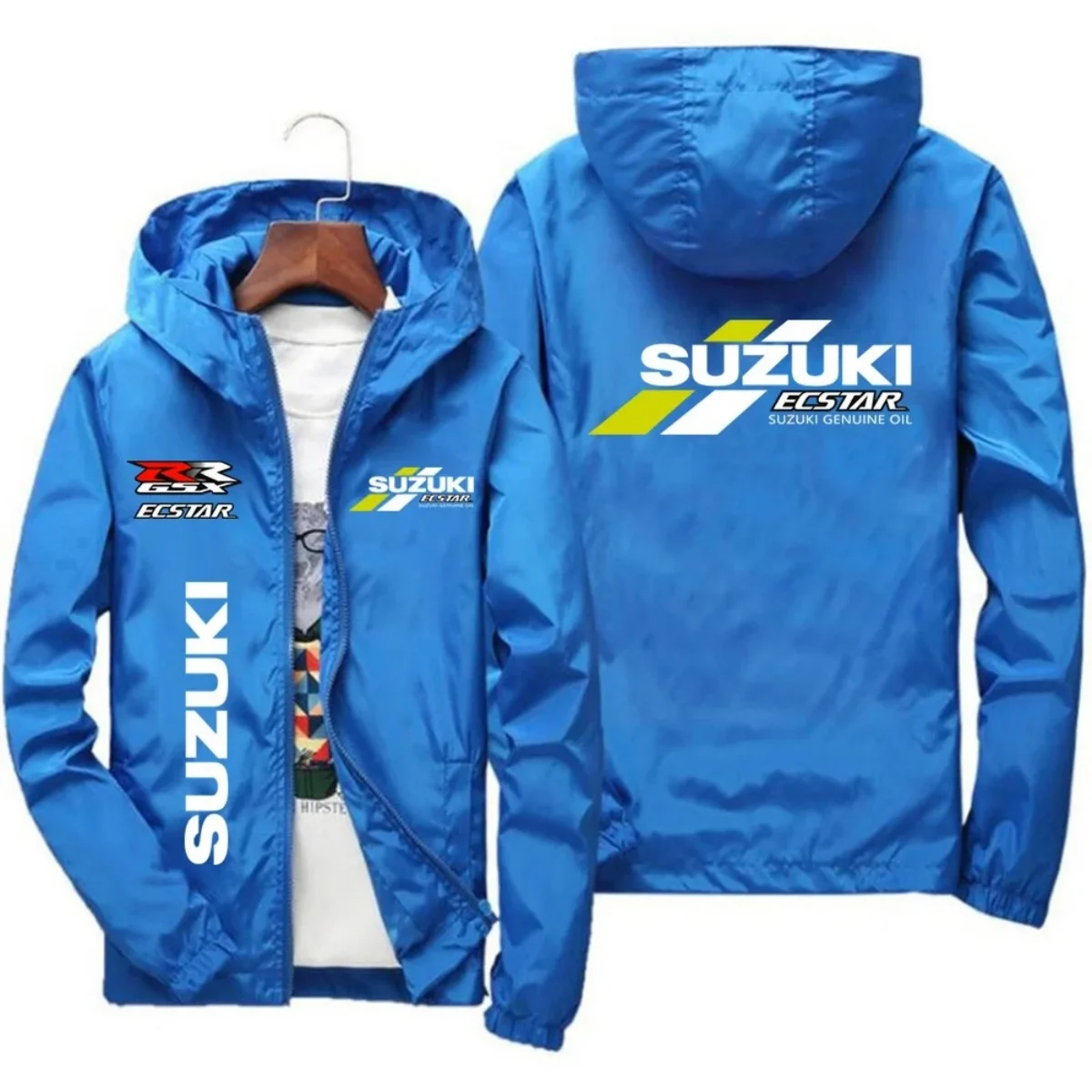 2026 Men's Windproof Jacket - Casual Fashion Hooded Jacket - Sluz Motorcycle Racing Suit - Spring and Autumn Style - Motorcycle