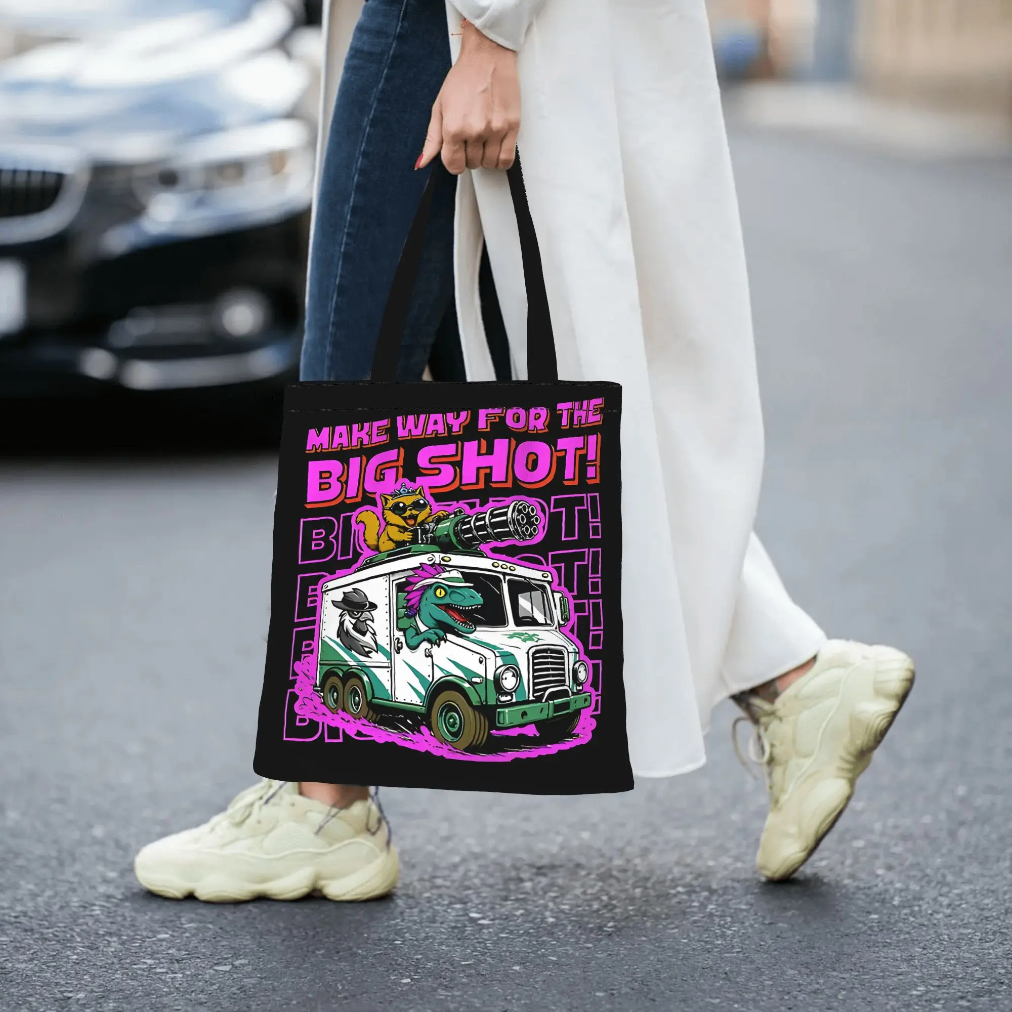 Dungeon Crawler Carl canvas tote bag,  urban style for daily shopping and casual outings
