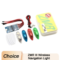 ZMR III Wireless Navigation Light 1S Rechargeable 4 Modes LED Lights Suitable For RC Airplane Fixed-wing UAV FPV Drone Toy