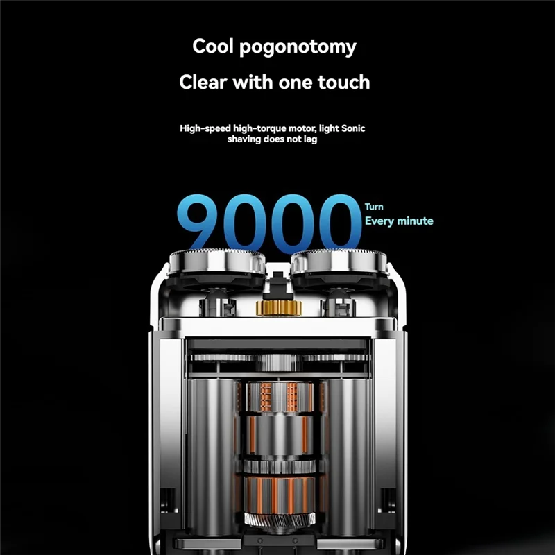 A16Z Tragbare Elektrische Rasierer Reise Trimmer Mit Digital Display Elektrische Bart Rasierer Rasieren Werkzeug Reise Rasierer
