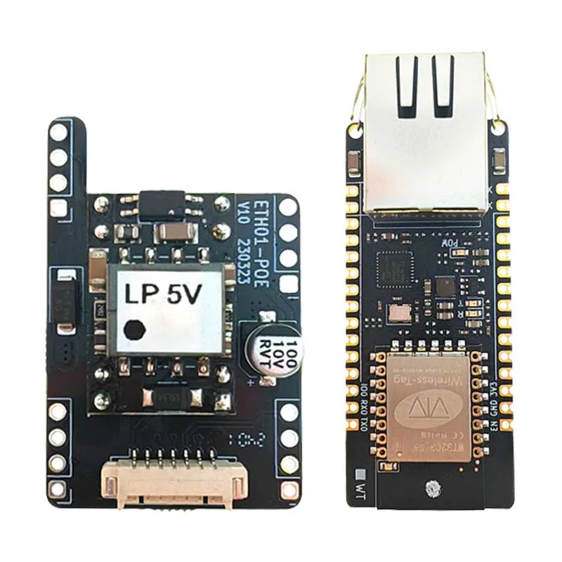 ETH01-EVO ESP32-C3 Wifi Bluetooth Development Board Ethernet 3 In 1 Iot Gateway Communication Gateway With POE Module