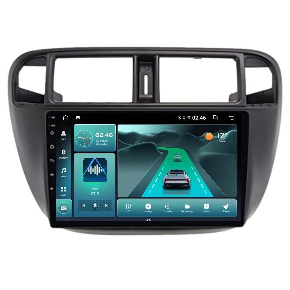 Reproductor Multimedia de vídeo para coche, dispositivo con Android, Carplay, navegación GPS, Radio DSP, BT5.4, 5G + 1995G, WIFI6, para 1996, 2001-2,4