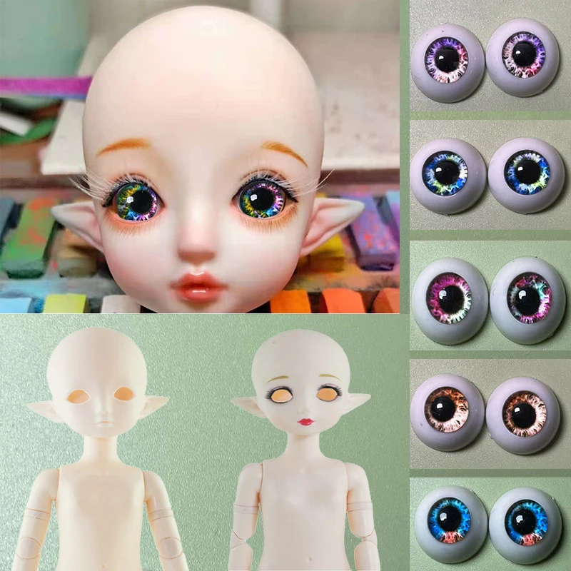 子供のためのelflメイクアップ,DIY,ヘッド全体,おもちゃの人形,女の子へのギフト,美しい,30cm