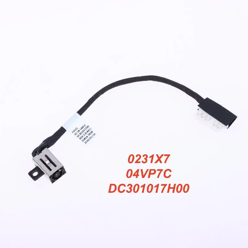 1Pcs DC Power Jack Cable Laptop Parts For Inspiron 15 3501 3502 3505 3509 3511 3520 3521 3525 3530 3515 5593 5594 14 5493 0231X7