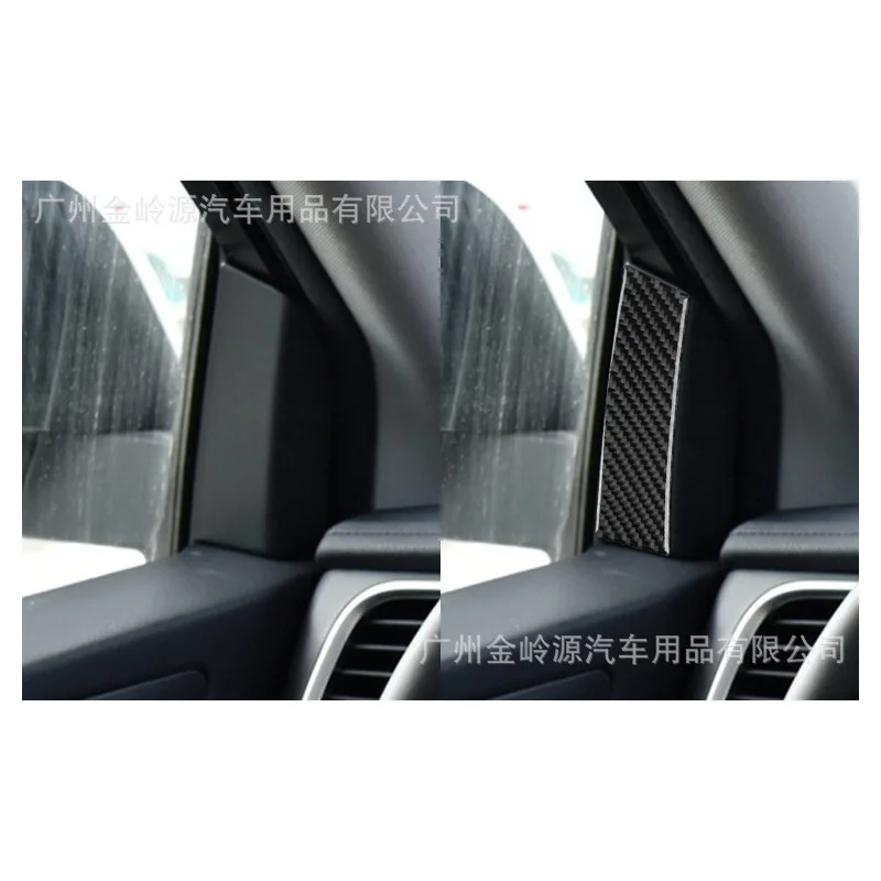 

For 15-18 Highlander Carbon Fiber Inner A-pillar Decorative Sticker Automotive Interior Modification Accessories
