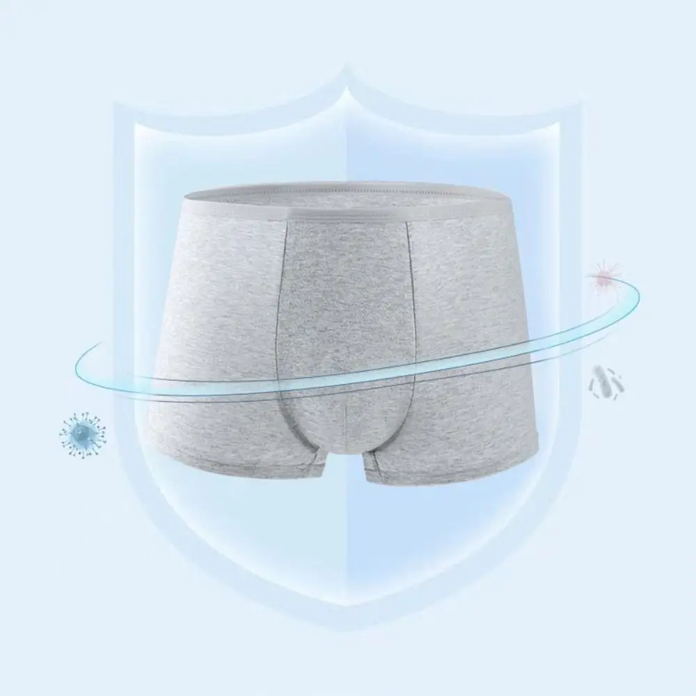 

5 шт., мужские одноразовые трусы без следов, простые бесшовные хлопковые трусы, однотонное нижнее белье со средней талией для мужчин и мужчин