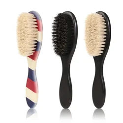 1pc Wild Boar Bristles Material Dual-Purpose Beard Brush Shaving Set Barber Shop Perfessional Tools Reduce Frizz Shaving Brush