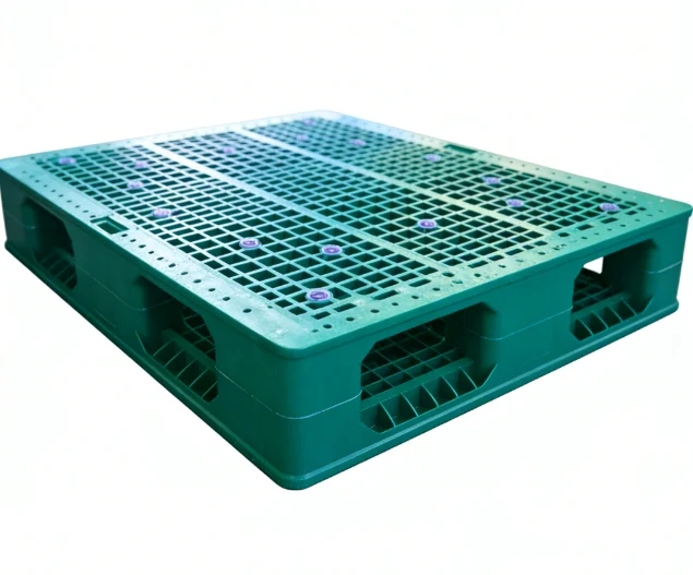 

120 * 100 double-sided welded plastic tray, industrial HDPE heavy-duty food grade, European anti-skid 4 to 6 tons static load