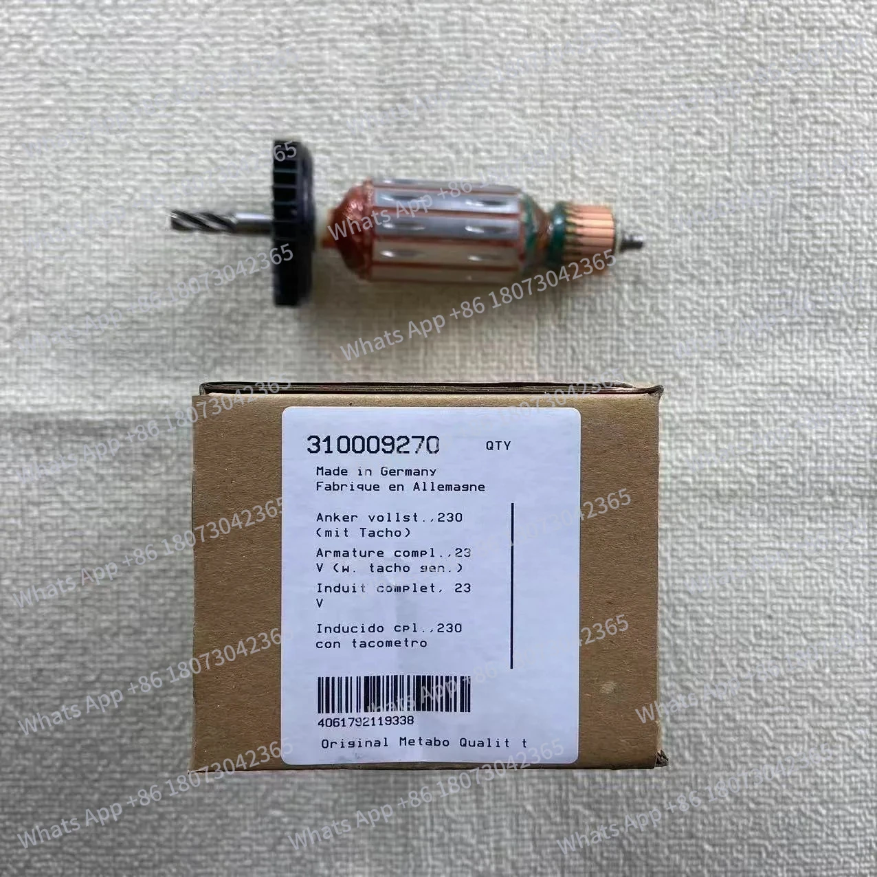 

Original metabo BE1100 Impact drill rotor 310009270