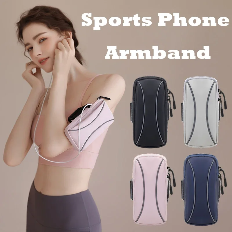 

Unisex Wrist Phone Armband Outdoor Running Phone Arm Bag for Huawei 6.8 Inch Sports Phone Bag for Iphone