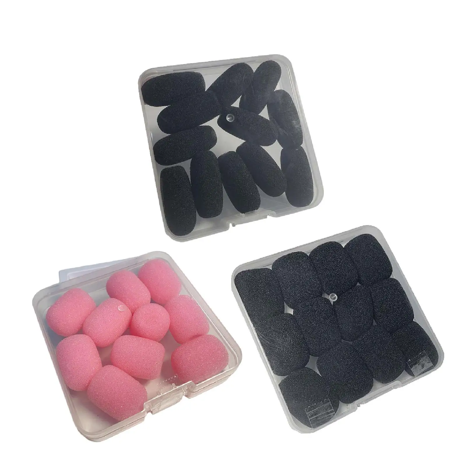 2-6pack 12x Headset Microphone Windscreen Versatile Soft Lightweight Mini Foam
