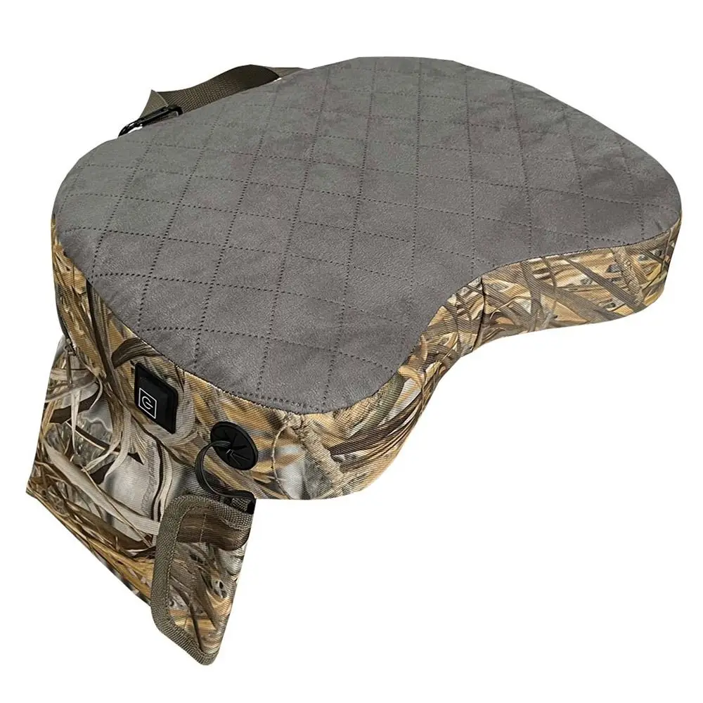 Hunting Heated Seat Cushion Portable Outdoor Lightweight Upholstered Seats Cushion Waterproof Sponge Cushion for Camping Stadium