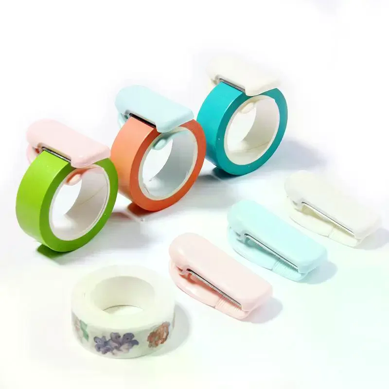 مصغرة المحمولة رمش تمديد الشريط القاطع لاش لاصق الشريط سبليت أدوات البلاستيك ماكياج لاش تمديد لوازم موزع