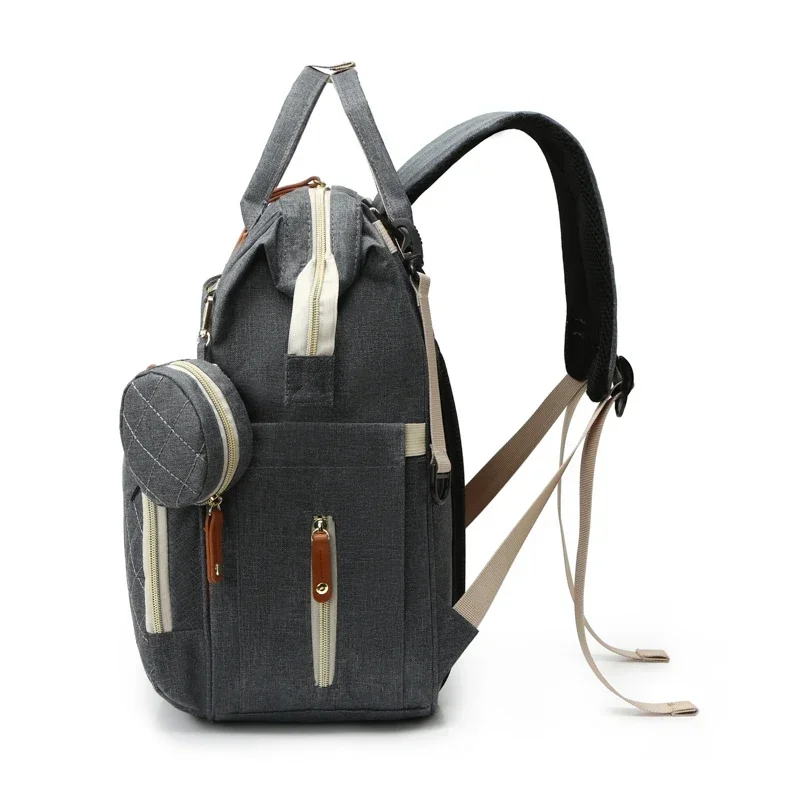 حقيبة ظهر عصرية لحفاضات الأطفال من Mummy حقيبة ظهر جديدة للعناية بالطفل مخصصة للأم #4