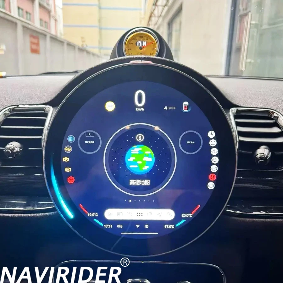 

Автомагнитола Android с CarPlay, 4G, GPS, видео, мультимедиа, 11.8 дюймов, для BMW New MINI F54 F55 F56 F60 2017-2025 NBT EVO link