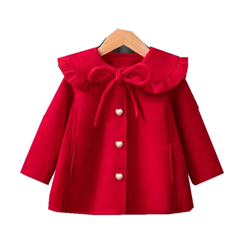Fotografia 7: Meninas casaco de lã jaqueta windbreak 2025 querida quente engrossar inverno algodão casaco plus size roupas infantis