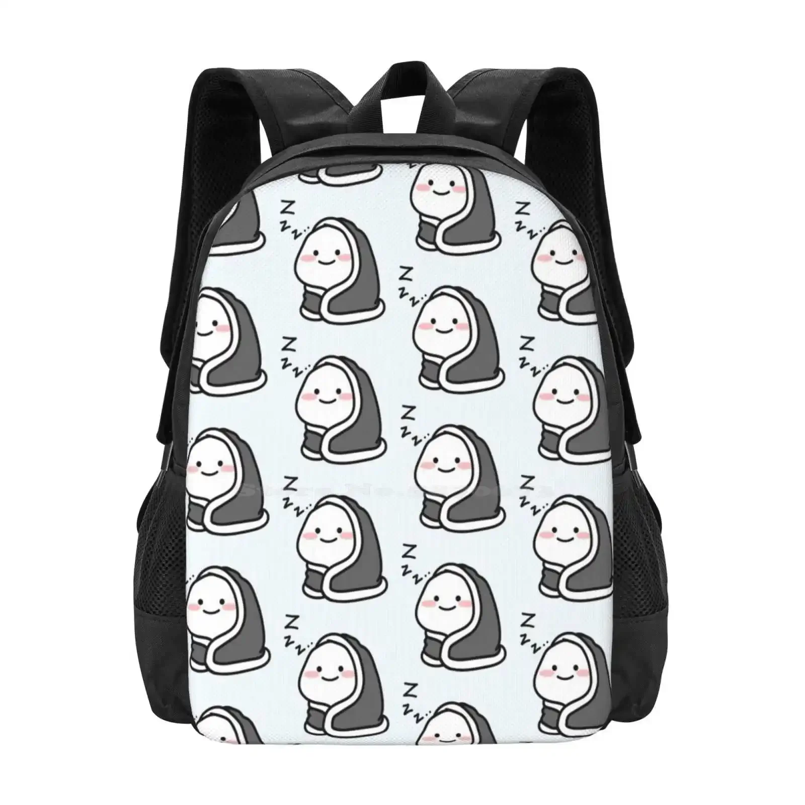 

Sleepy Quby Hot Sale Schoolbag Backpack Fashion Bags Quby Cute Character Sleepy Cutie Kawaii Blush Smile White Fat