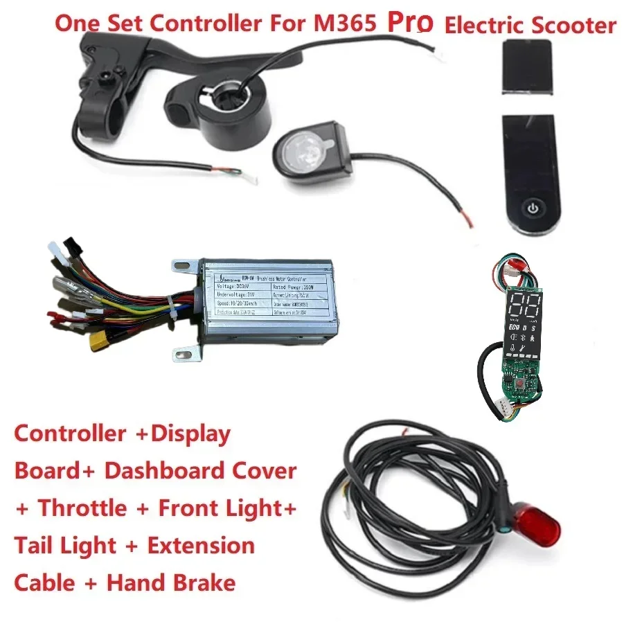 Tuya APP Controller Throttle 36V 350W Bluetooth Display  One Set Controller BSW Dashboard  for Xiaomi M365 Pro Electric Scooter