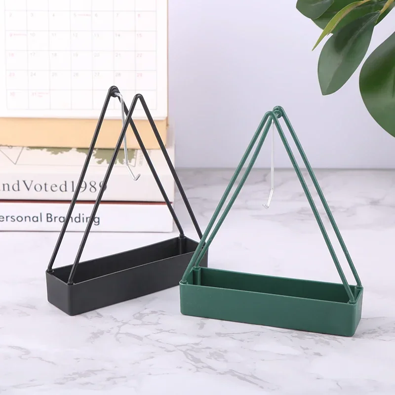 

Anti-Scald Mosquito Coil Holder with Tray Creative Wrought Iron Triangular Shape Mosquito Repellent Incense Rack Home Decor Tool