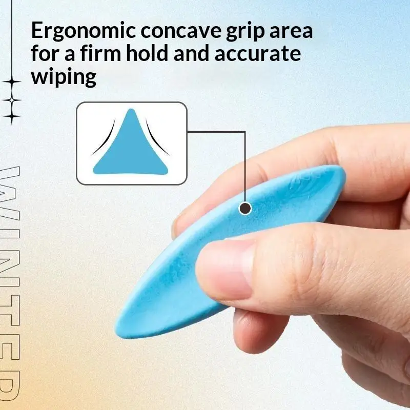 4Pcs Dust Free Pencil Eraser Ergonomic Shape Clean Wipe No Residue Colorful Rubber For Student School Writing Drawing