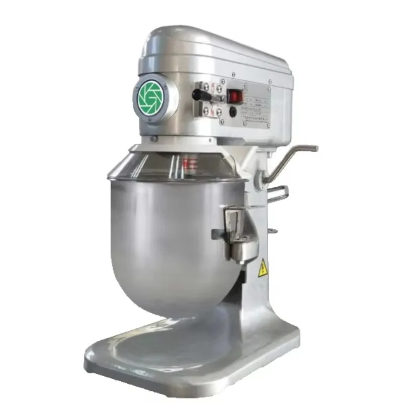 3-speed Adjustable Stand Mixer Dough Mixer Heavy Duty Silver Electric Food Mixer