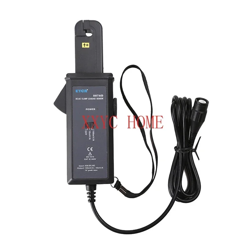 

ETCR007AD High Precision AC/DC Clamp Current Sensor AC Transformer Oscilloscope Leakage Current Probe CC650 CC65