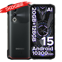 DOOGEE Blade20 Rugged Phone Gemini AI 10300mAh Battery 6.6'' HD+ Display 20GB 128GB Global Version AI Smart Phone NFC Android 15