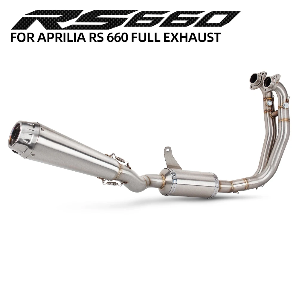 Sistema de escape completo RS660 para Aprilia RS 660 RS660 Factory Tuono660 TUONO 660 Factory 2021-2026, silenciador y colector de escape para motocicleta