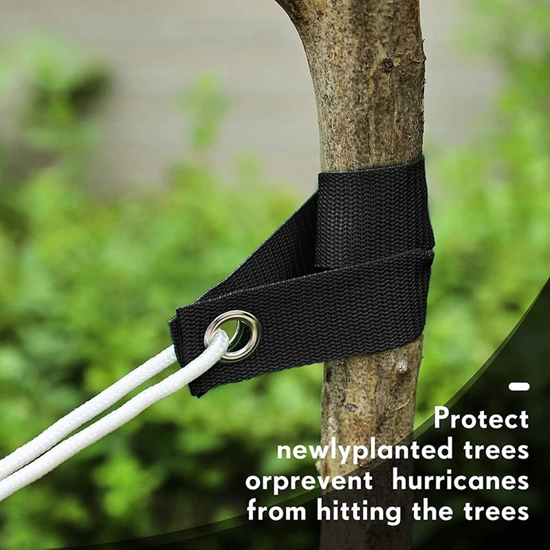 Tree Straps 15.74 Inch For Staking With Grommet For Guying/Staking Newly Planted Saplings And Hurricane Protection