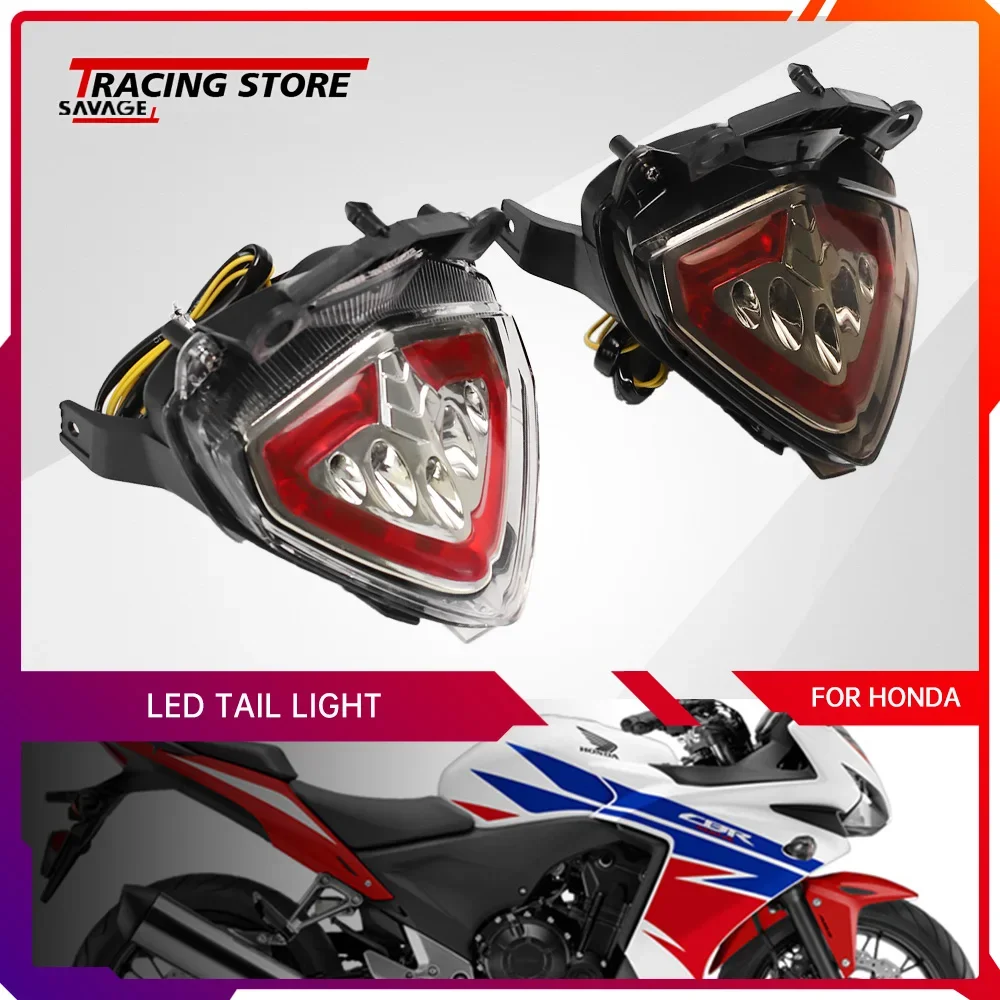 

LED Tail Light For HONDA CBR400R CBR500R CB400X CB500FCB500X 2013-2015 2014 Motorcycle Accessories Integrated Lamp Blinker