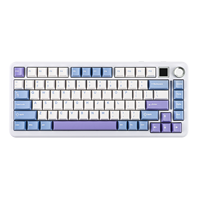 EPOMAKER Cypher81 75% ANSI Layout Gasket-Mount Wired Type-C/BT/2.4G Wireless Mechanical Keyboard with TFT Screen RGB Backlight