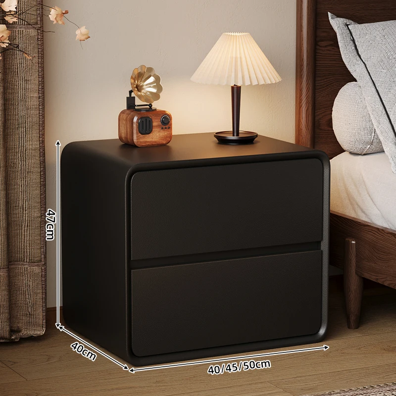 ไม้สีขาวโต๊ะข้างเตียงห้องนอนมือถือหรูหราเก็บ Nightstand ตู้เก็บเอกสาร MID Century Modern Muebles เฟอร์นิเจอร์อินเทรนด์