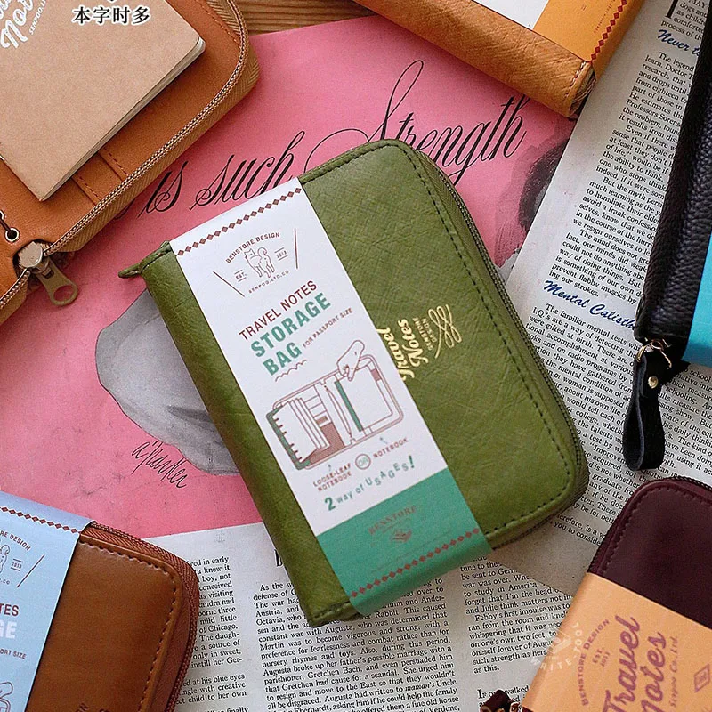 

A7 Budget Binder Cash Envelopes System Wallet Budget Planner Organizer 6 Ring PU Leather Cover Notebook with Zipper