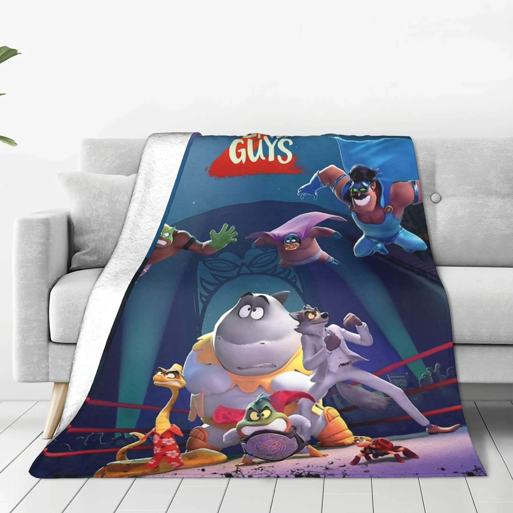 The Bad Guys 2 Anime movie Blanket Super Soft Cozy  Throw Blankets for Couch 50x60 Inch Multiple Sizes Quilt