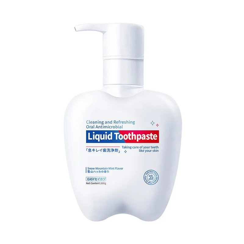 Big white teeth toothpaste fresh breath whiten teeth remove yellow remove tartar protect gums Oral care