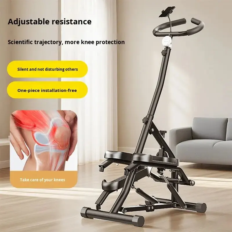 

Hydraulic Resistance Climbing Machine Power Stepper Machine Vertical Stair Climber Mountain Climbing Exercise