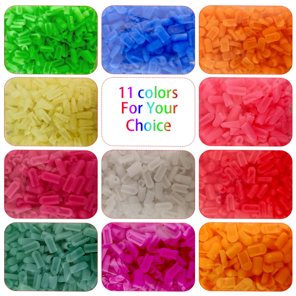 LED قطاع نهاية غطاء 6x12 مللي متر 8x16 مللي متر 10/50/100/200/500 قطعة عالية الجودة مرنة البلاستيك الملحقات مشبك ل أنبوب ضوء النيون 2835 #4