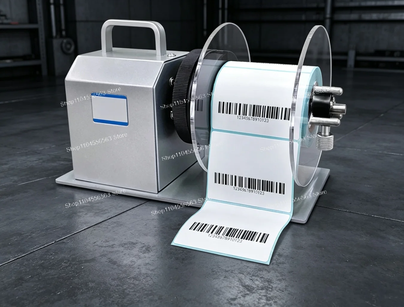 X5S Automatic Industrial Label Rewinder for Barcode Printer Thermal/Copper/Silver Matte Paper Sticker Clothing Tag Ribbon 110mm