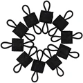 10pcs black