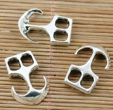 

6pcs 26*18mm hole 4.5*5.2mm Alloy matel tibetan silver charms jewelry handmade supplies HWEF2012