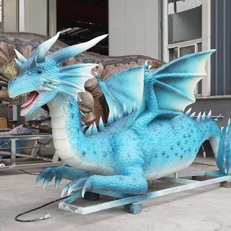 Shopping mall school waterproof dragon animation model interior design