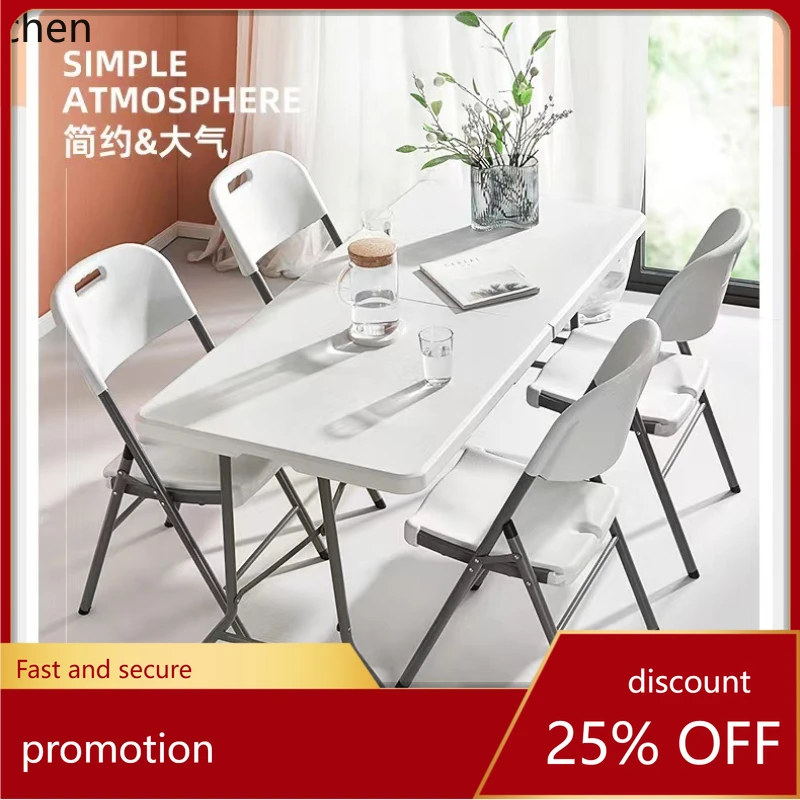 

HXL Folding Table for Stall Setup, Outdoor Portable Conference Table