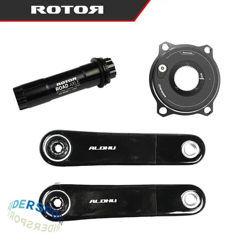 

Carbon Fiber Crankshaft Shaft set for Rotor Power Meter New 2.0 Disc Claw Power Meter From The Spanish Tour De France Brand