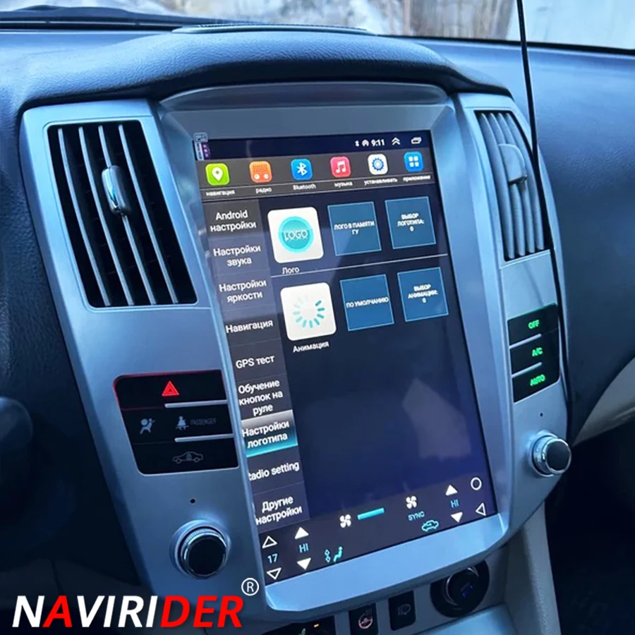 

12.8inch touch Screen Android Auto Car Radio For For Lexus RX300 RX330 RX350 RX400H For Toyota Harrier 8+256GB Head Unit Carplay