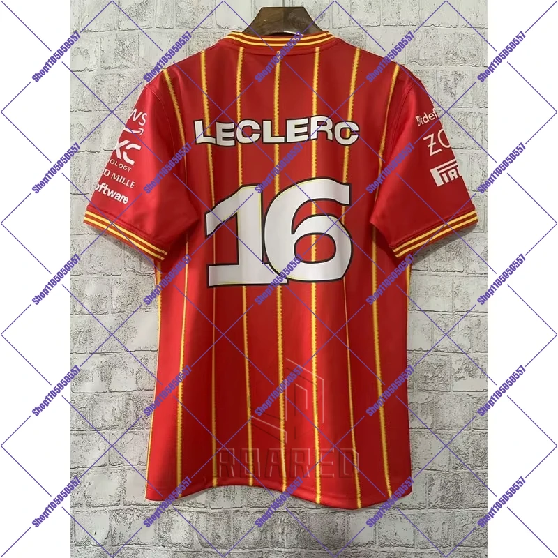 2025 جديد حار بيع دراجة نارية في الهواء الطلق الدراجات F1 بدلة سباق قصيرة الأكمام تنفس سرعة التجفيف الرياضة جولة الرقبة رداء علوي غير رسمي #3