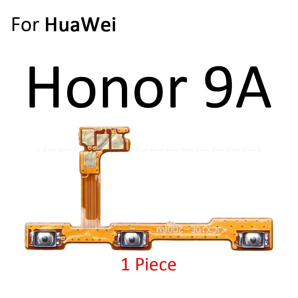 Power On Off Interruttore del Tasto Del Volume di Controllo Chiave Cavo Della Flessione RibbonFor HuaWei Honor 9S 9A 9C 10X 9X Pro lite Premium 8S